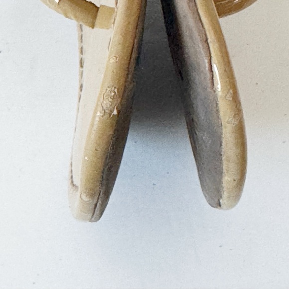 TORY BURCH MILLER TAN PATENT SANDAL Sz 10.5/11 CLASSIC BEACH COASTAL VACATION - Picture 11 of 13